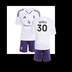 2025-2026 Man Utd Away Mini Kit (Sesko 30)