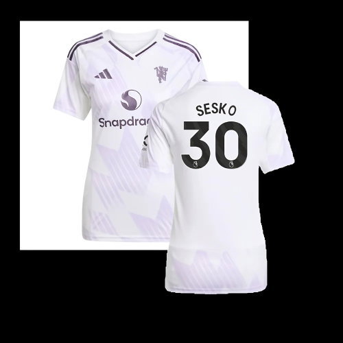 2025-2026 Man Utd Away Shirt (Womens) (Sesko 30)