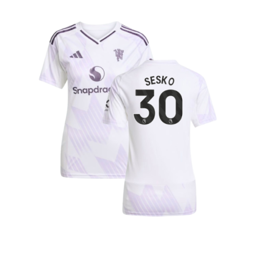 2025-2026 Man Utd Away Shirt (Womens) (Sesko 30)