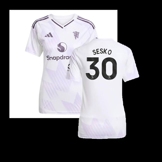 2025-2026 Man Utd Away Shirt (Womens) (Sesko 30)