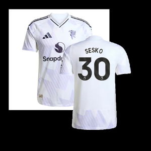 2025-2026 Man Utd Authentic Away Shirt (Sesko 30)