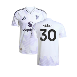 2025-2026 Man Utd Authentic Away Shirt (Sesko 30)