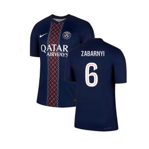 2025-2026 PSG Home Dri-Fit ADV Authentic Shirt (Zabarnyi 6)