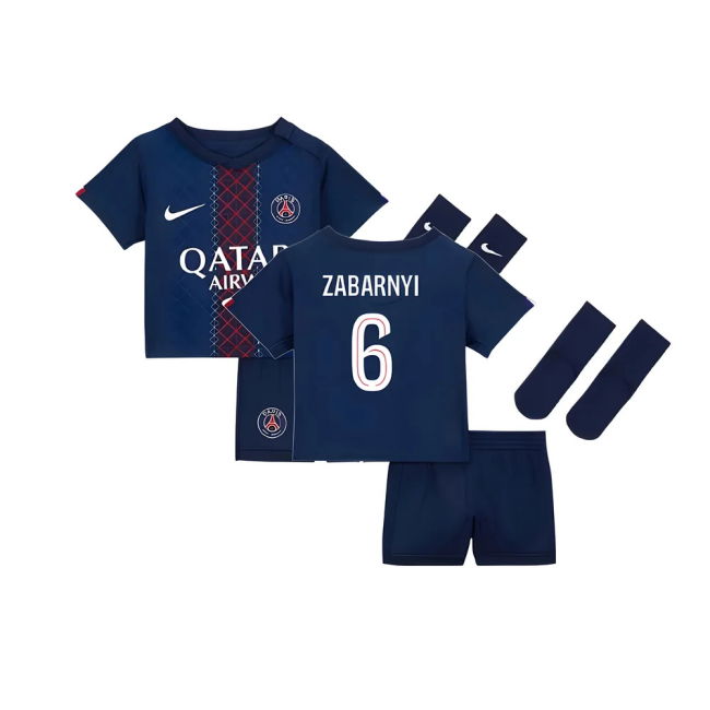 2025-2026 PSG Home Baby Kit (Zabarnyi 6)