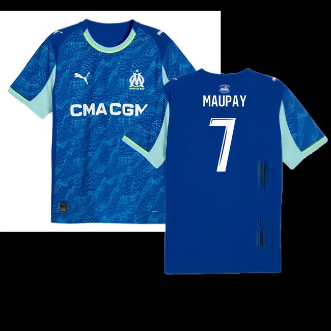 2025-2026 Marseille Third Shirt (Maupay 7)