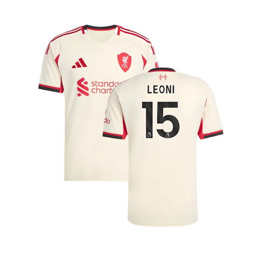 2025-2026 Liverpool Away Shirt (Kids) (Leoni 15)