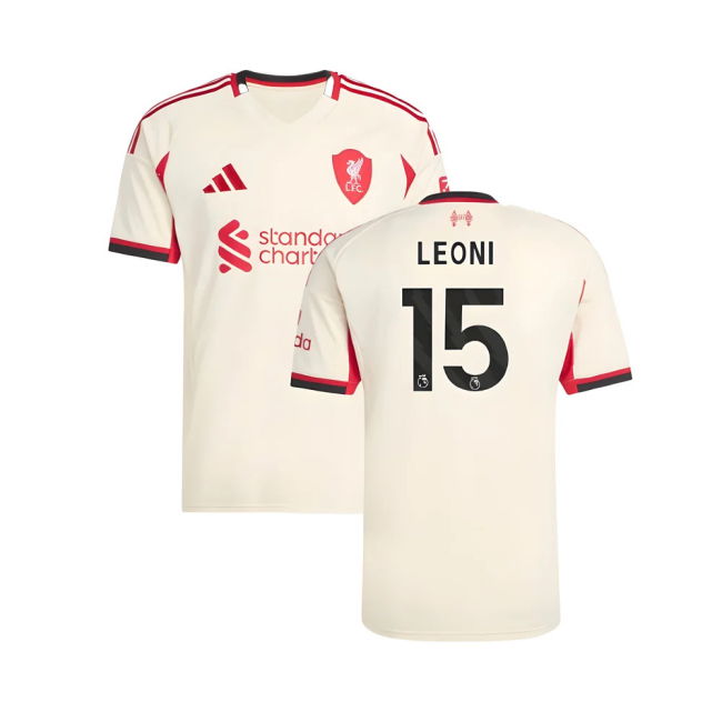 2025-2026 Liverpool Away Shirt (Kids) (Leoni 15)