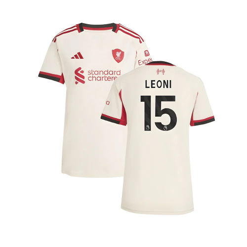 2025-2026 Liverpool Away Shirt (Womens) (Leoni 15)