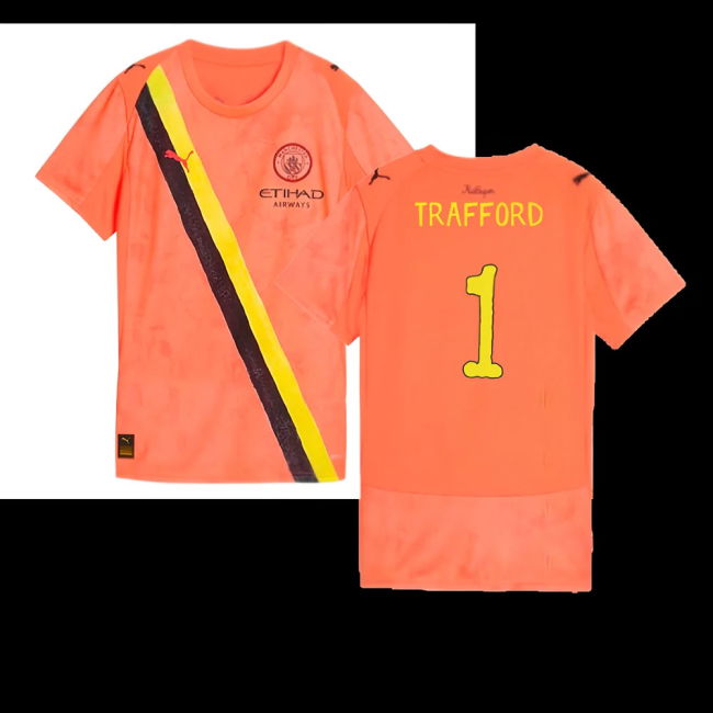 2025-2026 Manchester City CWC Goalkeeper Shirt (Neon Sun) - Womens (Trafford 1)