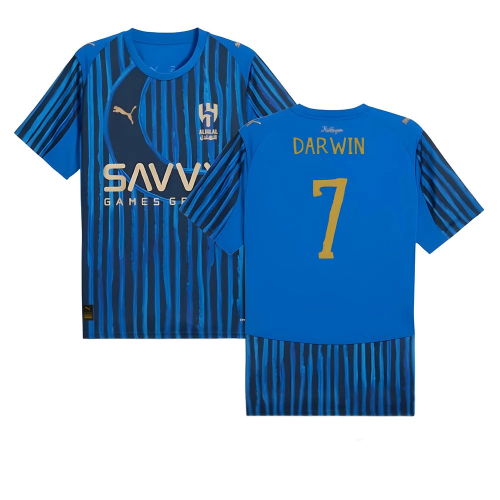 2025-2026 KIDSUPER x Al-Hilal Club World Cup Shirt (Blue) (Darwin 7)