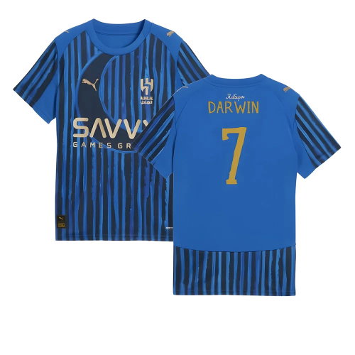 2025-2026 KIDSUPER x Al-Hilal SFC CWC Home Shirt (Blue) (Darwin 7)