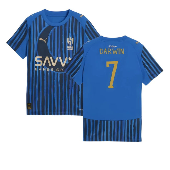2025-2026 KIDSUPER x Al-Hilal SFC CWC Home Shirt (Blue) (Darwin 7)