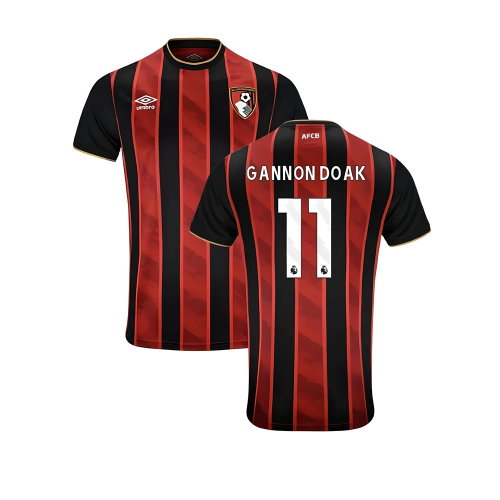 2025-2026 Bournemouth Home Shirt - Kids (Gannon Doak 11)
