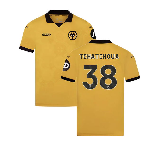 2025-2026 Wolves Home Shirt (Kids) (Tchatchoua 38)