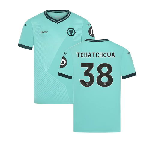 2025-2026 Wolves Away Shirt (Kids) (Tchatchoua 38)