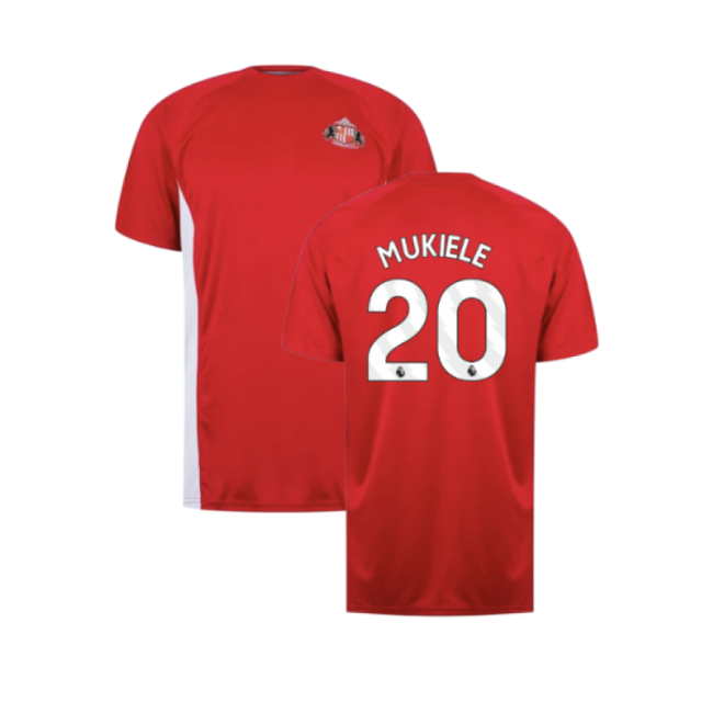 Sunderland Poly T-Shirt (Red) (Mukiele 20)