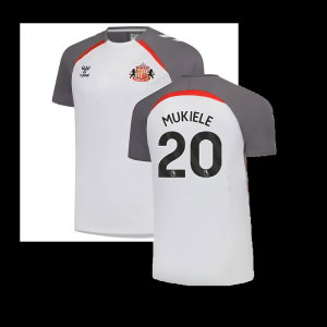 2025-2026 Sunderland Training Jersey (White) (Mukiele 20)