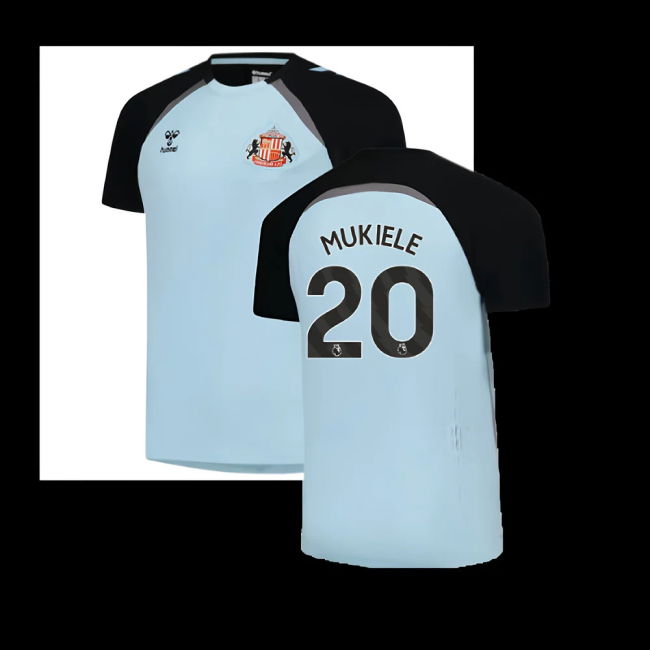 2025-2026 Sunderland Training Jersey (Blue) (Mukiele 20)