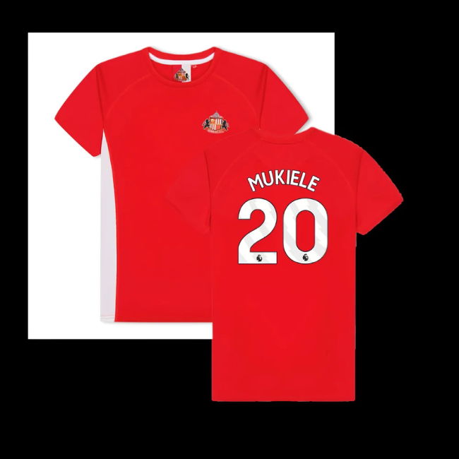 Sunderland Poly T-Shirt (Red) - Kids (Mukiele 20)