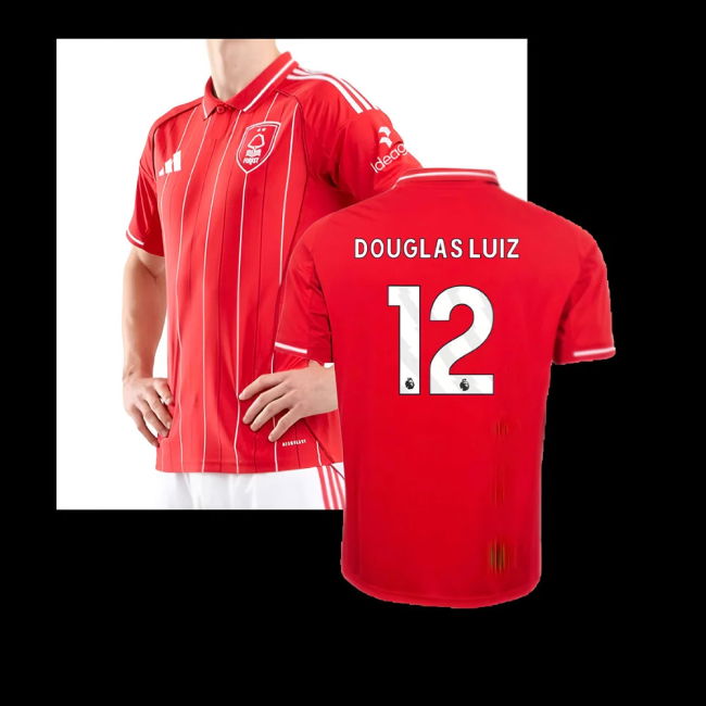 2025-2026 Nottingham Forest Home Shirt (Douglas Luiz 12)