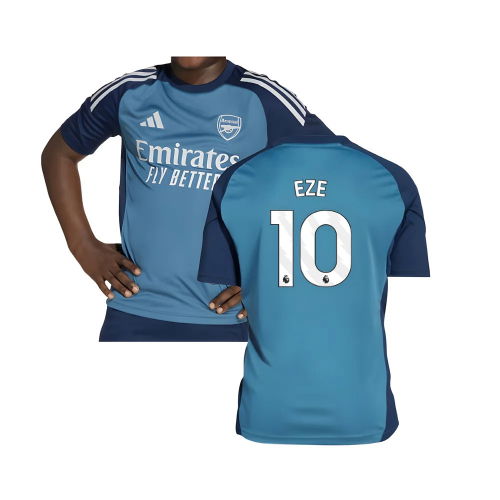 2025-2026 Arsenal Training Shirt (Blanch Blue) - Kids (Eze 10)