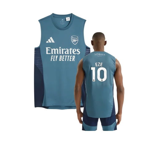 2025-2026 Arsenal Sleeveless Jersey (Blanch Blue) (Eze 10)