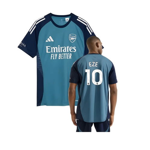 2025-2026 Arsenal Training Shirt (Blanch Blue) (Eze 10)