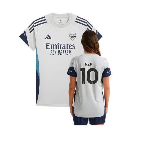 2025-2026 Arsenal Training Shirt (Grey Two) - Womens (Eze 10)