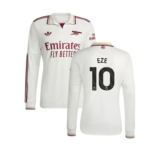 2025-2026 Arsenal Long Sleeve Third Shirt (Eze 10)