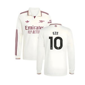 2025-2026 Arsenal Authentic Long Sleeve Third Shirt (Eze 10)