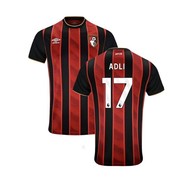 2025-2026 Bournemouth Home Shirt - Kids (Adli 17)