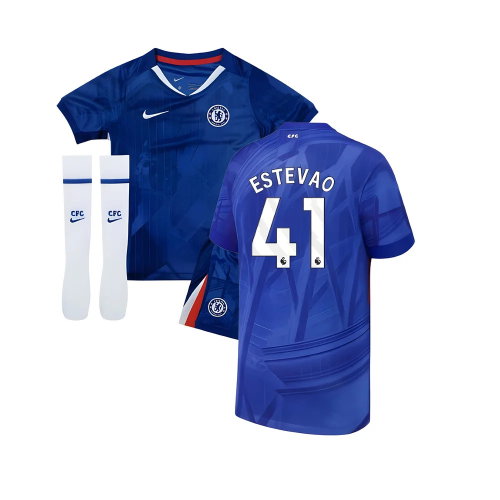 2025-2026 Chelsea Home Little Boys Mini Kit (Estevao 41)