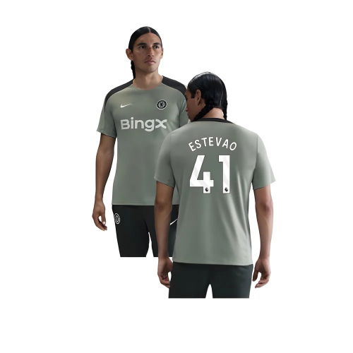 2025-2026 Chelsea Strike Training Shirt (Jade Green) (Estevao 41)