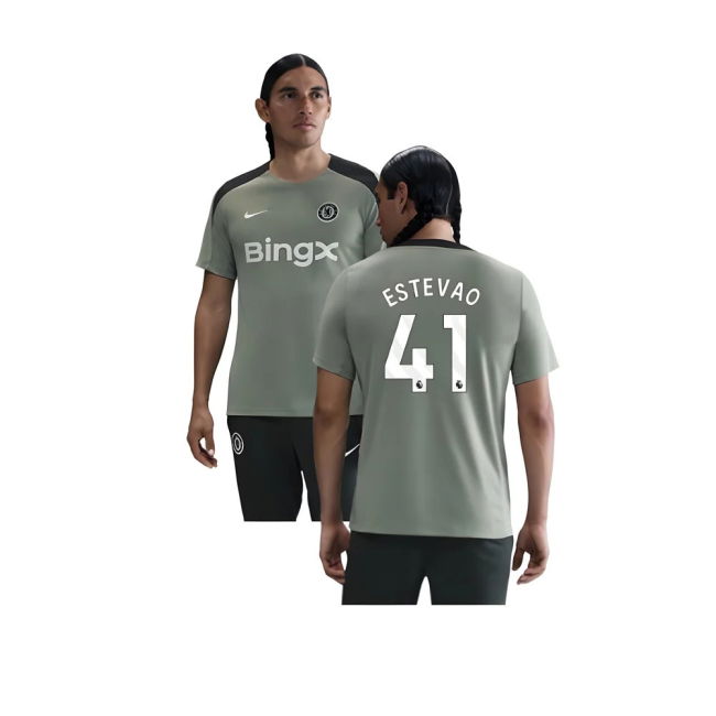 2025-2026 Chelsea Strike Training Shirt (Jade Green) (Estevao 41)