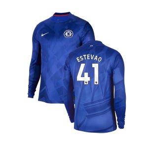 2025-2026 Chelsea Home Long Sleeve Shirt (Estevao 41)