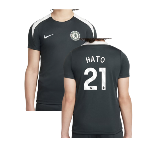 2025-2026 Chelsea Strike Training Shirt (Green) - Kids (Hato 21)