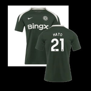 2025-2026 Chelsea Dri-Fit Strike Training Shirt (Green) (Hato 21)