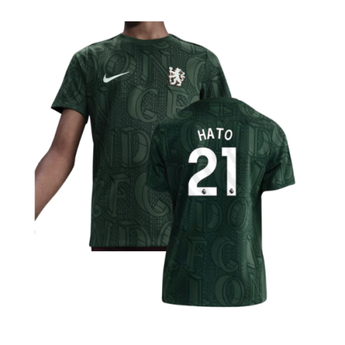 2025-2026 Chelsea Pre Match Shirt (Green) - Kids (Hato 21)