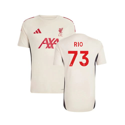 2025-2026 Liverpool Training Jersey (White) - Kids (Rio 73)