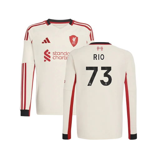 2025-2026 Liverpool Away Long Sleeve Shirt (Kids) (Rio 73)