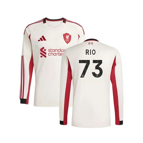 2025-2026 Liverpool Long Sleeve Away Shirt (Rio 73)