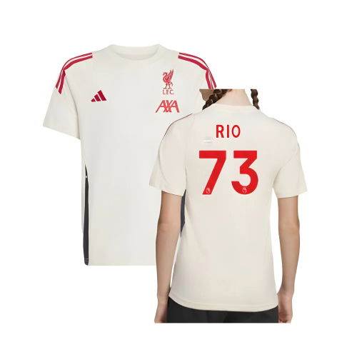 2025-2026 Liverpool Training Tee (White) - Kids (Rio 73)