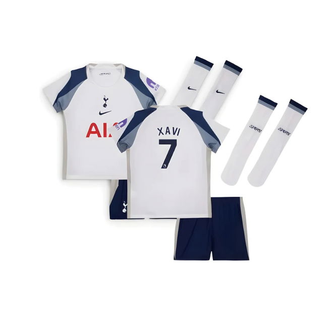 2025-2026 Tottenham Home Little Kids Mini Kit (Xavi 7)