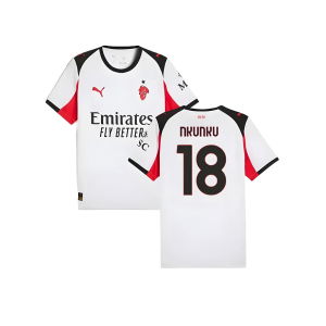 2025-2026 AC Milan Away Shirt (Nkunku 18)