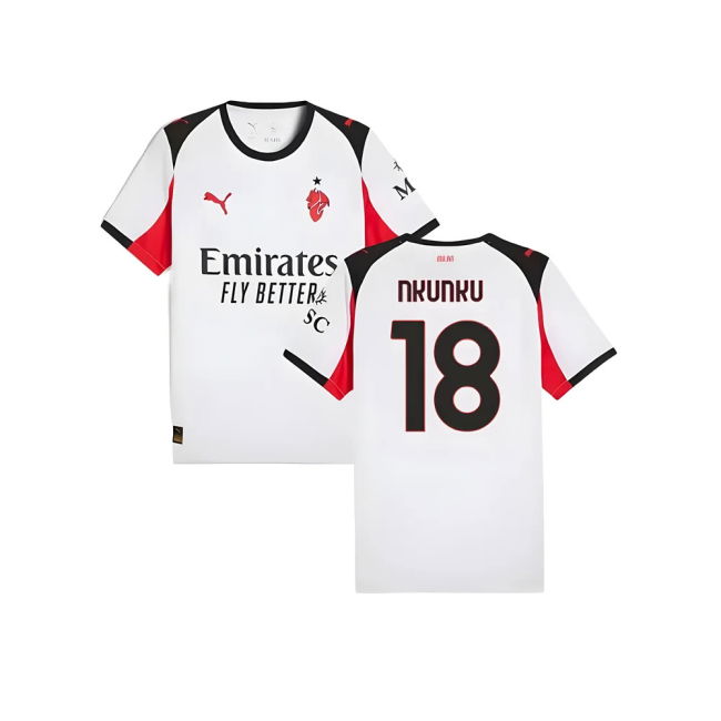 2025-2026 AC Milan Away Shirt (Nkunku 18)