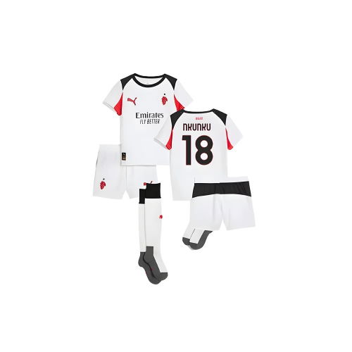 2025-2026 AC Milan Away Mini Kit (Nkunku 18)