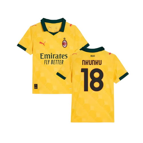 2025-2026 AC Milan Third Shirt (Kids) (Nkunku 18)