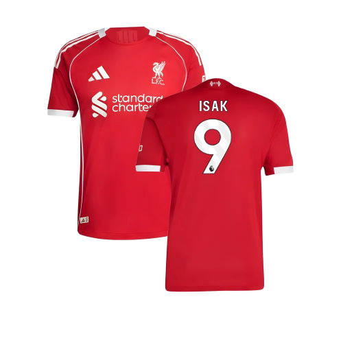2025-2026 Liverpool Authentic Home Shirt (Isak 9)