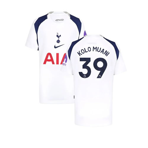 2025-2026 Tottenham Hotspur Home Shirt (Kids) (Kolo Muani 39)