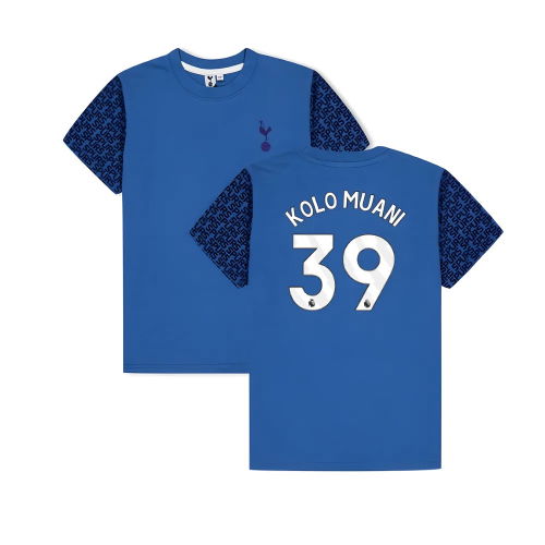 Tottenham Hotspur Graphic T-shirt (Blue) - Kids (Kolo Muani 39)